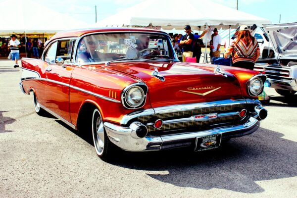 Beautiful cars on street