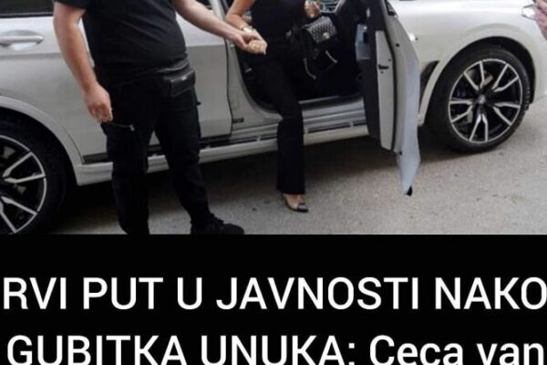 PRVI PUT U JAVNOSTI NAKON GUBITKA UNUKA: Ceca van sebe nakon Anastasijinog pobačaja – CRNA OD GLAVE DO PETE! (FOTO)