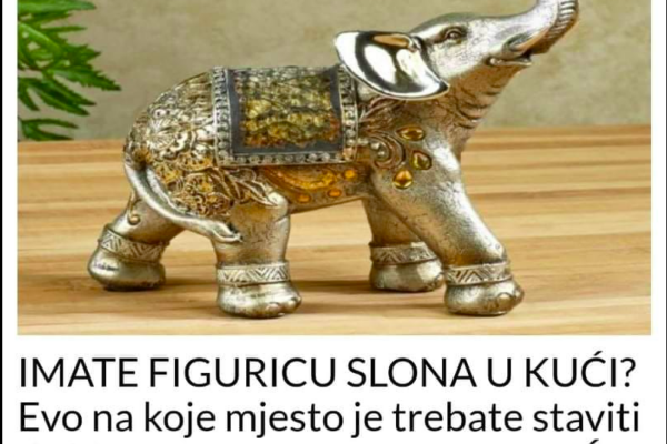 IMATE FIGURICU SLONA U KUĆI? Evo na koje mjesto je trebate staviti da biste PRIZVALI LJUBAV, SREĆU I BRDO NOVCA