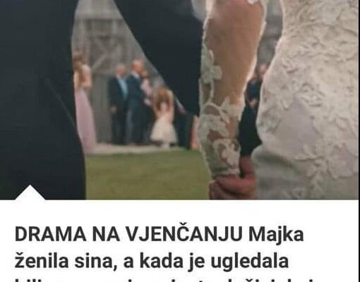 DRAMA NA VJENČANJU Majka ženila sina, a kada je ugledala biljeg na ruci nevjeste doživjela je šok (FOTO)