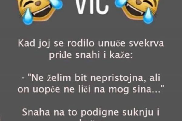 VIC DANA: Svekrva i unuče