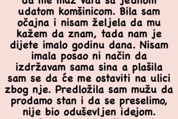 “Udala sam se kada mi je bilo 23”