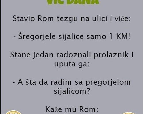 VIC: Rom prodaje sijalice