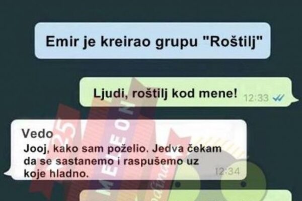 CHAT DANA: Ide ljeto, vrijeme je za roštilj! (SKORO) svi su pozvani!