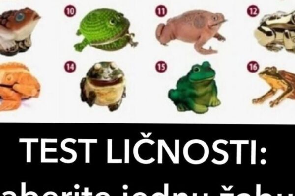 TEST LIČNOSTI: Izaberite jednu žabu i saznajte kako da se obogatite