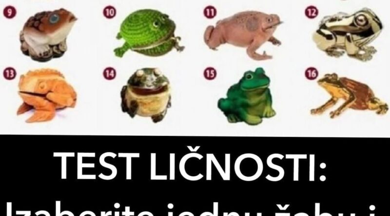 TEST LIČNOSTI: Izaberite jednu žabu i saznajte kako da se obogatite