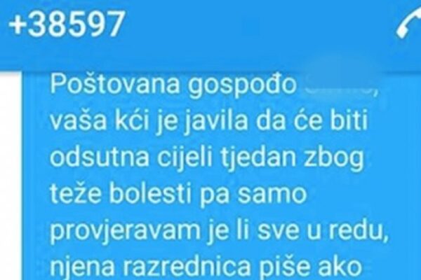 MAMA JE PRIMILA PORUKU OD RAZREDNICE ZBOG KĆERKINIH IZOSTANAKA: Njezin odgovor je teški hit