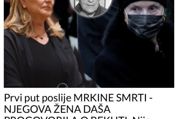 Prvi put poslije MRKINE SMRTI – NJEGOVA ŽENA DAŠA PROGOVORILA O BEKUTI: Nije mogla da vjeruje, imala samo ovo da kaže