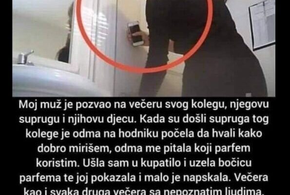 “Moj muž je pozvao na večeru svog kolegu”