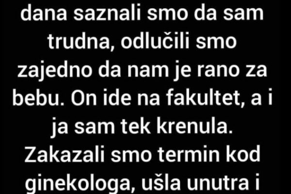 “Imam 18 godina, a moj dečko 20”