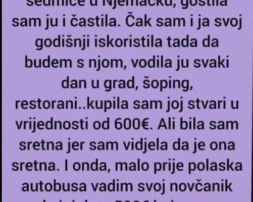 “Sestra me užasno povrijedila”