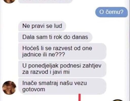 NATJERALA SAM LJUBAVNIKA DA OSTAVI DOSADNU ŽENU I DJECU, DANAS JE ZADNJI ROK: Kad Mi Je Stigao Odgovor VRISNULA SAM OD MUKE, PONIZIO ME KAO NIKO