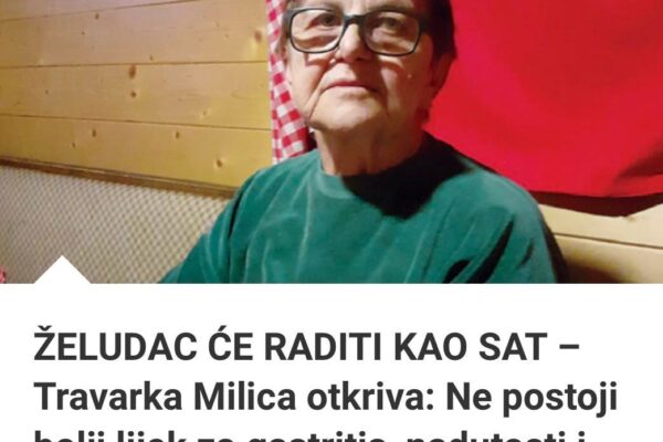 ŽELUDAC ĆE RADITI KAO SAT – Travarka Milica Otkriva: Ne Postoji Bolji Lijek Za Gastritis, Nadutosti I Slabo Varenje Od Ove Moćne Biljke…