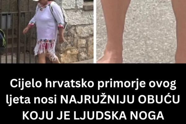 Cijelo Hrvatsko Primorje Ovog Ljeta Nosi NAJRUŽNIJU OBUĆU KOJU JE LJUDSKA NOGA IKADA DOTAKLA: ‘PAPUČE ZA HOD SRAMA’ Za Jedne Su BLAM, Za Druge Genijalne