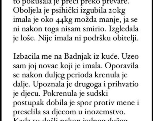 “Varao sam suprugu sa kojom imam troje male djece…”