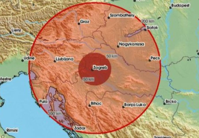 ZEMLJOTRES POGODIO HRVATSKU: Osjetio se u širem području Zagreba, ovo su prve informacije