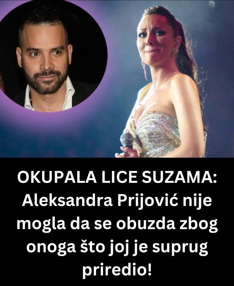 OKUPALA LICE SUZAMA: Aleksandra Prijović nije mogla da se obuzda zbog onoga što joj je suprug priredio!