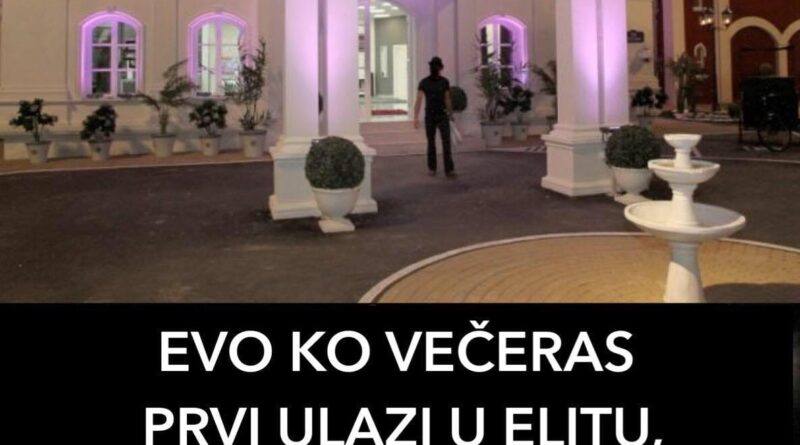 EVO KO VEČERAS PRVI ULAZI U ELITU, iznenadit ćete se – OGLASIO SE: “Jedva čekam”