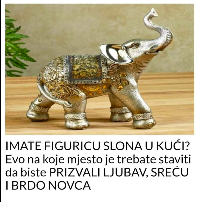 IMATE FIGURICU SLONA U KUĆI? Evo na koje mjesto je trebate staviti da biste PRIZVALI LJUBAV, SREĆU I BRDO NOVCA