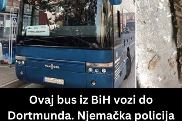 Ovaj bus iz BiH vozi do Dortmunda. Njemačka policija ga isključila iz prometa čim ga je ugledala, EVO I ZAŠTO (FOTO)