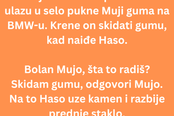 VIC DANA: Mujo kupio novi BMW