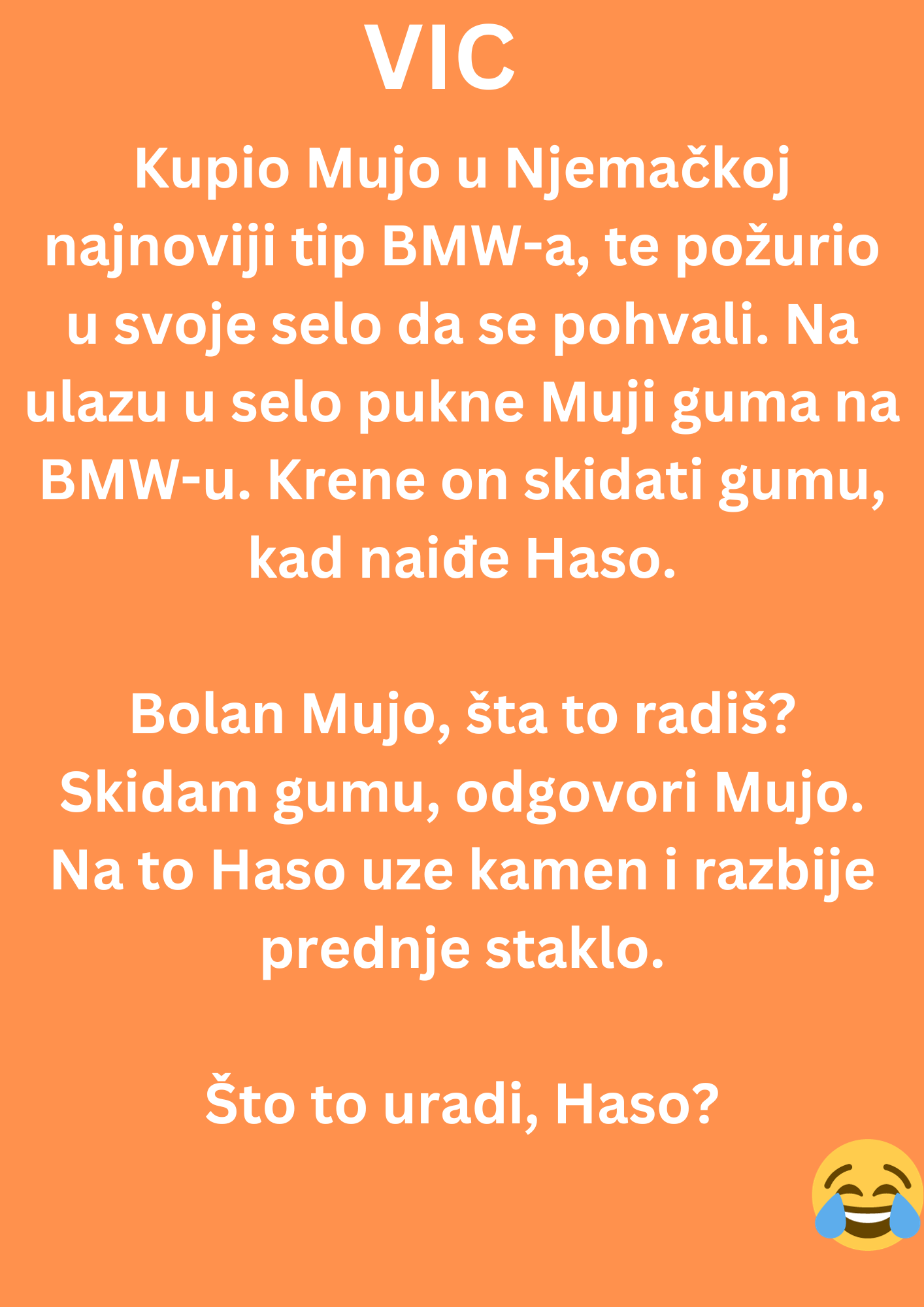 VIC DANA: Mujo kupio novi BMW