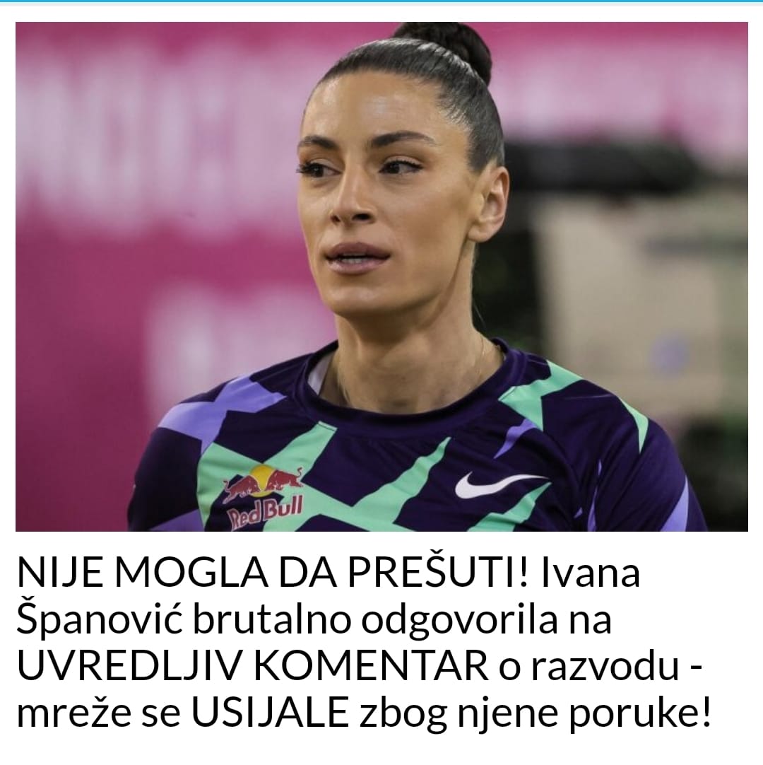 NIJE MOGLA DA PREŠUTI! Ivana Španović brutalno odgovorila na UVREDLJIV KOMENTAR o razvodu – mreže se USIJALE zbog njene poruke!