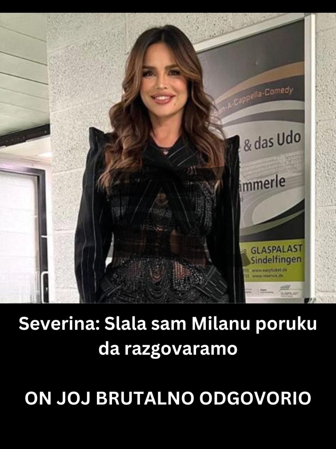 Severina: Slala sam Milanu poruku da razgovaramo: ON JOJ BRUTALNO ODGOVORIO