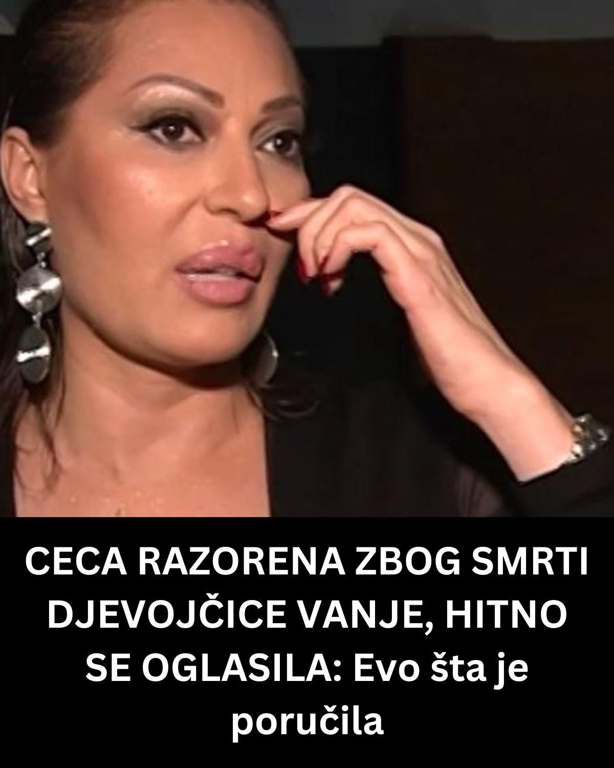 CECA RAZORENA ZBOG SMRTI DJEVOJČICE VANJE, HITNO SE OGLASILA: Evo šta je poručila