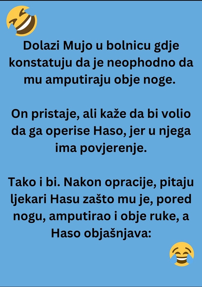 VIC: Haso operiše Muju