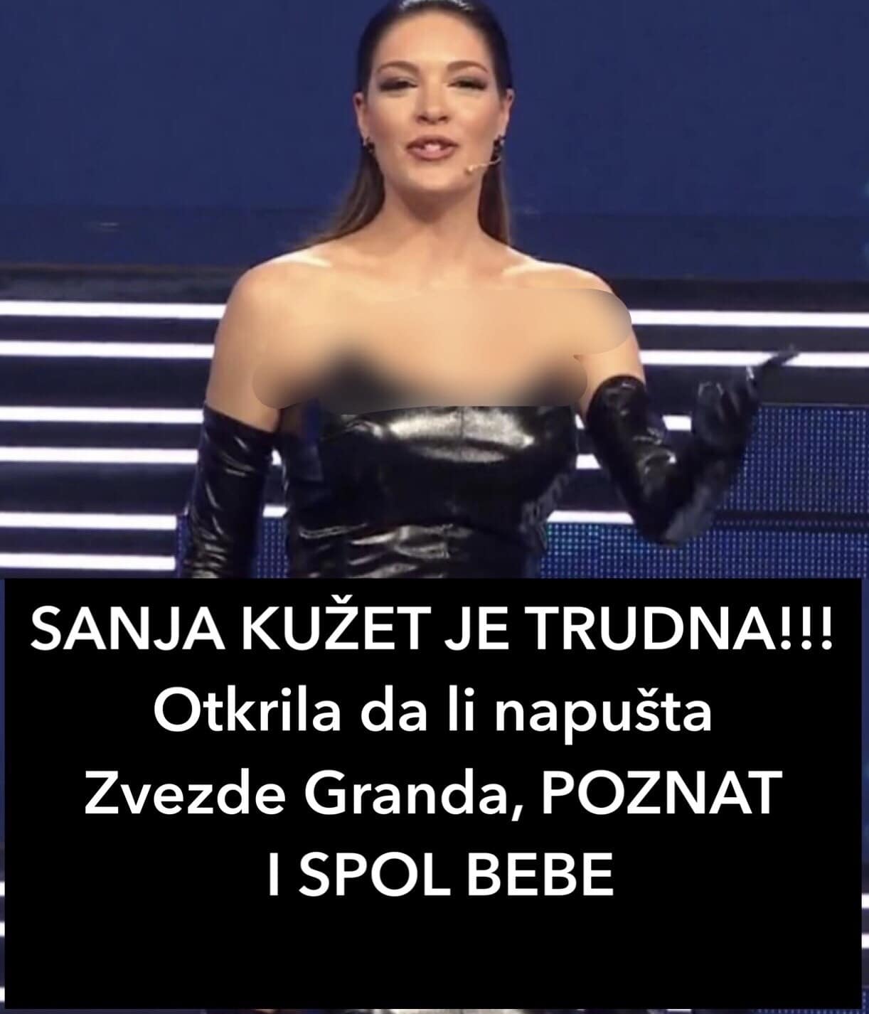 SANJA KUŽET JE TRUDNA!!! Otkrila da li napušta Zvezde Granda, POZNAT I SPOL BEBE