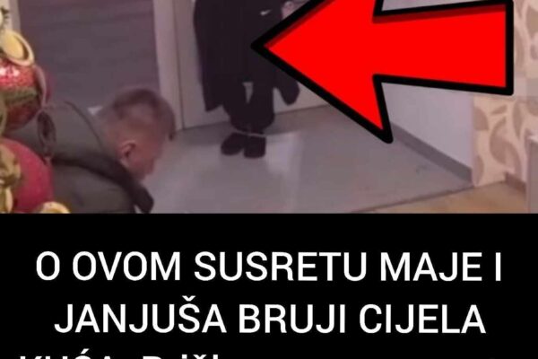 O OVOM SUSRETU MAJE I JANJUŠA BRUJI CIJELA KUĆA: Prišla mu u momentu potpunog očaja, njen GEST oduševio sve