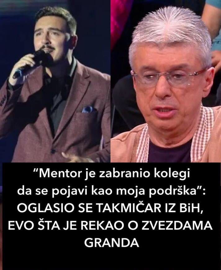 “Mentor je zabranio kolegi da se pojavi kao moja podrška”: OGLASIO SE TAKMIČAR IZ BiH, EVO ŠTA JE REKAO O ZVEZDAMA GRANDA