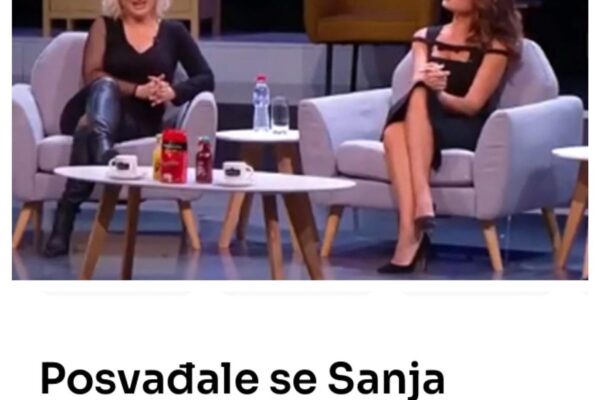 Posvađale se Sanja Marinković i Goca Tržan