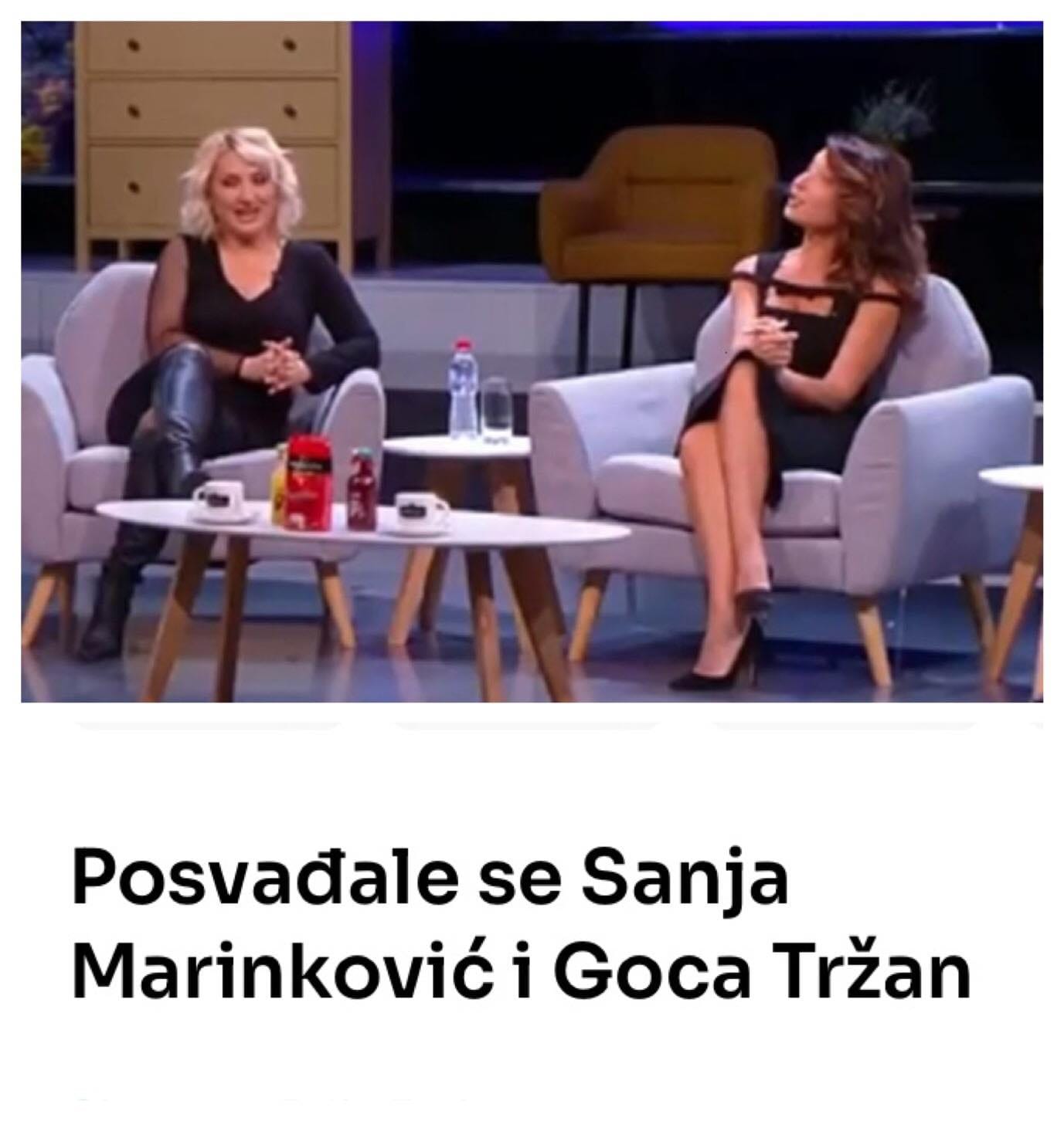 Posvađale se Sanja Marinković i Goca Tržan