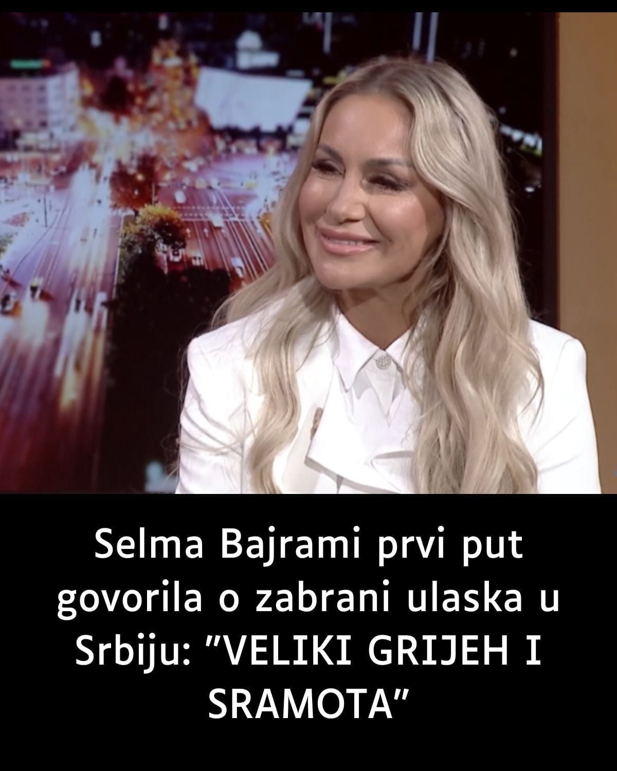 Selma Bajrami prvi put govorila o zabrani ulaska u Srbiju: “VELIKI GRIJEH I SRAMOTA”