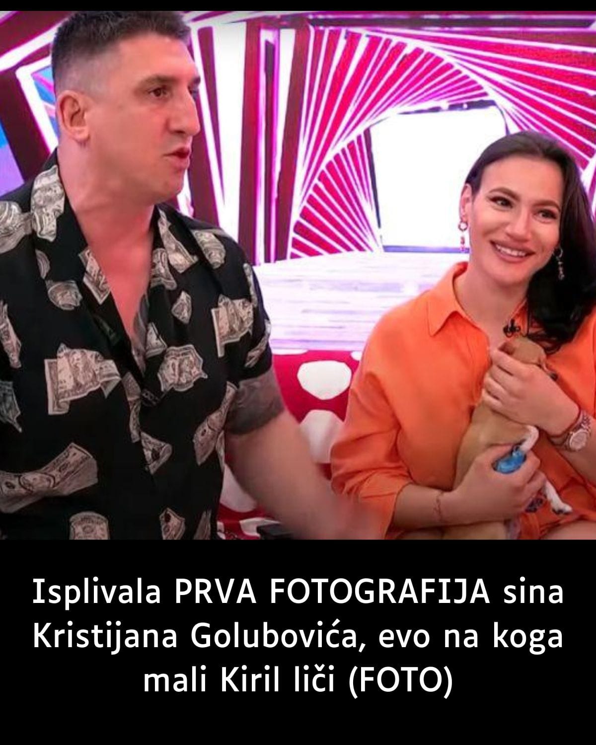 Isplivala PRVA FOTOGRAFIJA sina Kristijana Golubovića, evo na koga mali Kiril liči (FOTO)