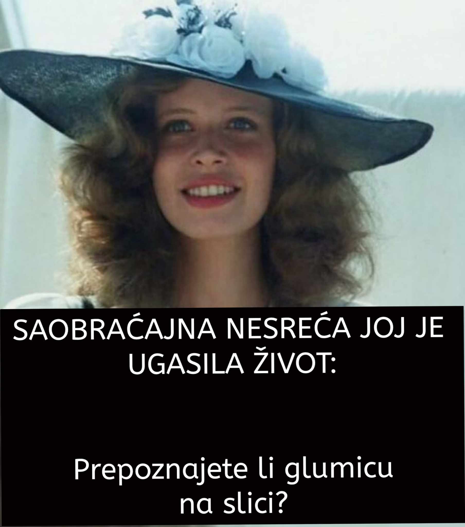 SAOBRAĆAJNA NESREĆA JOJ JE UGASILA ŽIVOT: Prepoznajete li glumicu na slici?