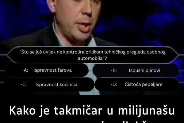 Kako je takmičar u milijunašu pao na prvom i najlakšem pitanju: DA LI BISTE VI ZNALI ODGOVOR?