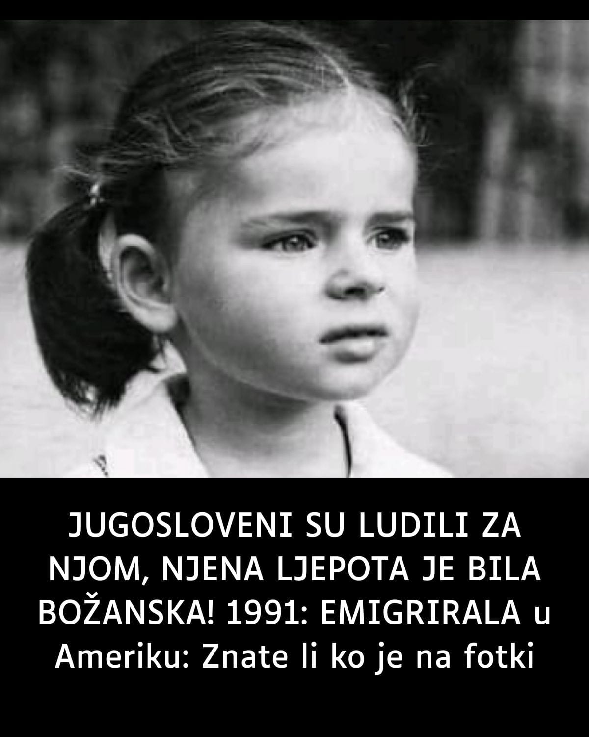 JUGOSLOVENI SU LUDILI ZA NJOM, NJENA LJEPOTA JE BILA BOŽANSKA! 1991: Znate li ko je na fotki