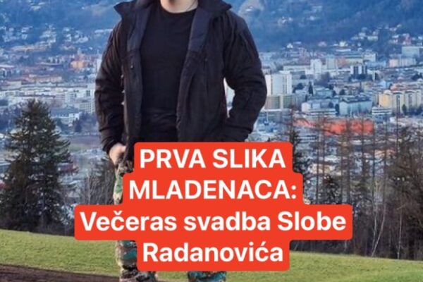 VEČERAS SVADBA SLOBE RADANOVIĆA – A DA VIDITE MLADENKU: Evo šta je pjevač rekao o prošlosti