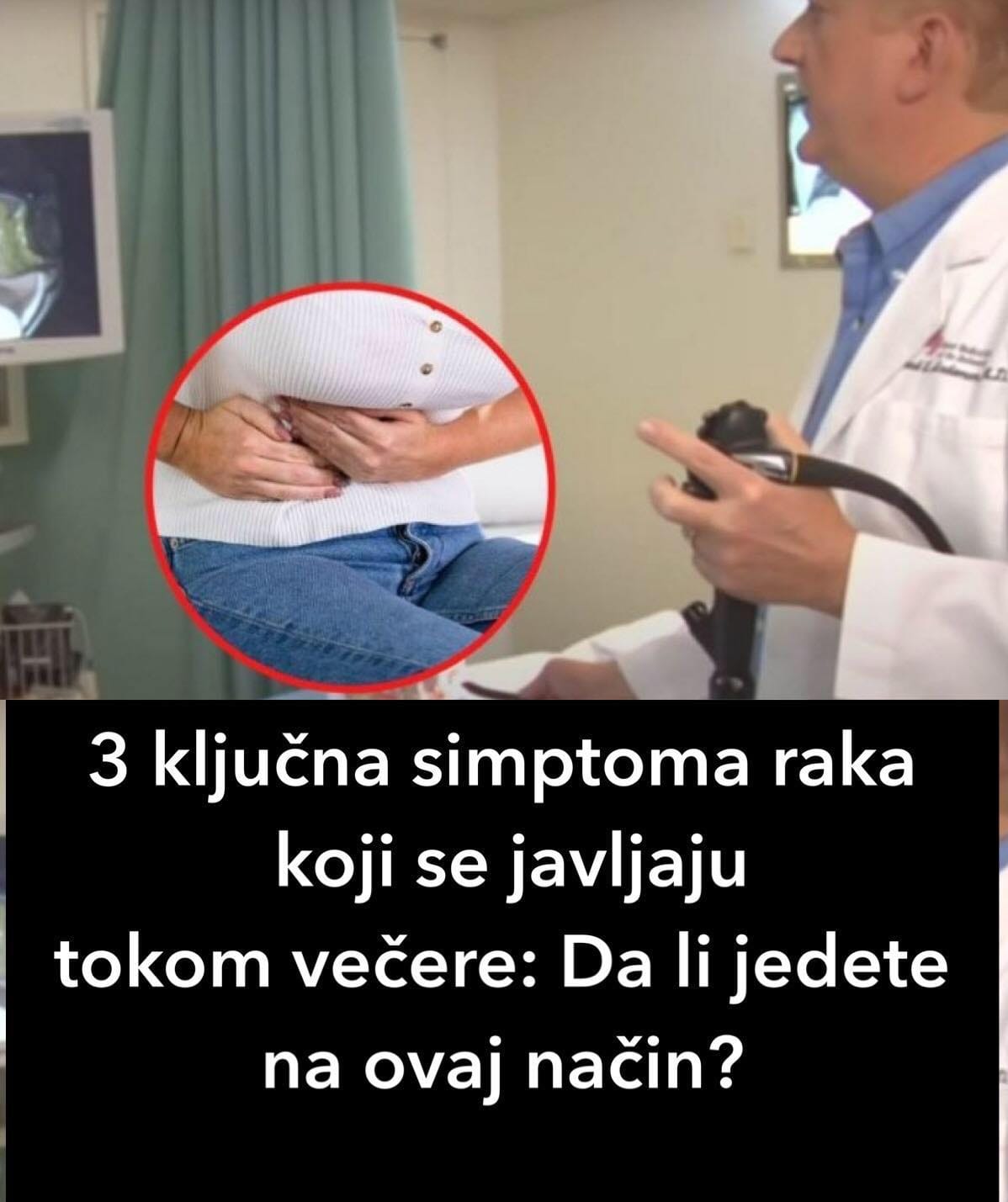 3 ključna simptoma raka koji se javljaju tokom večere: Da li jedete na ovaj način?