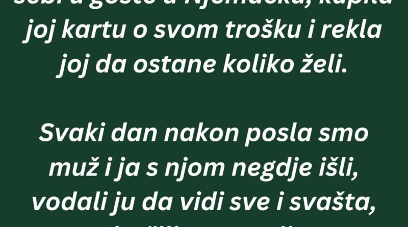 “Moja bivša najbolja prijateljica je izgubila posao”