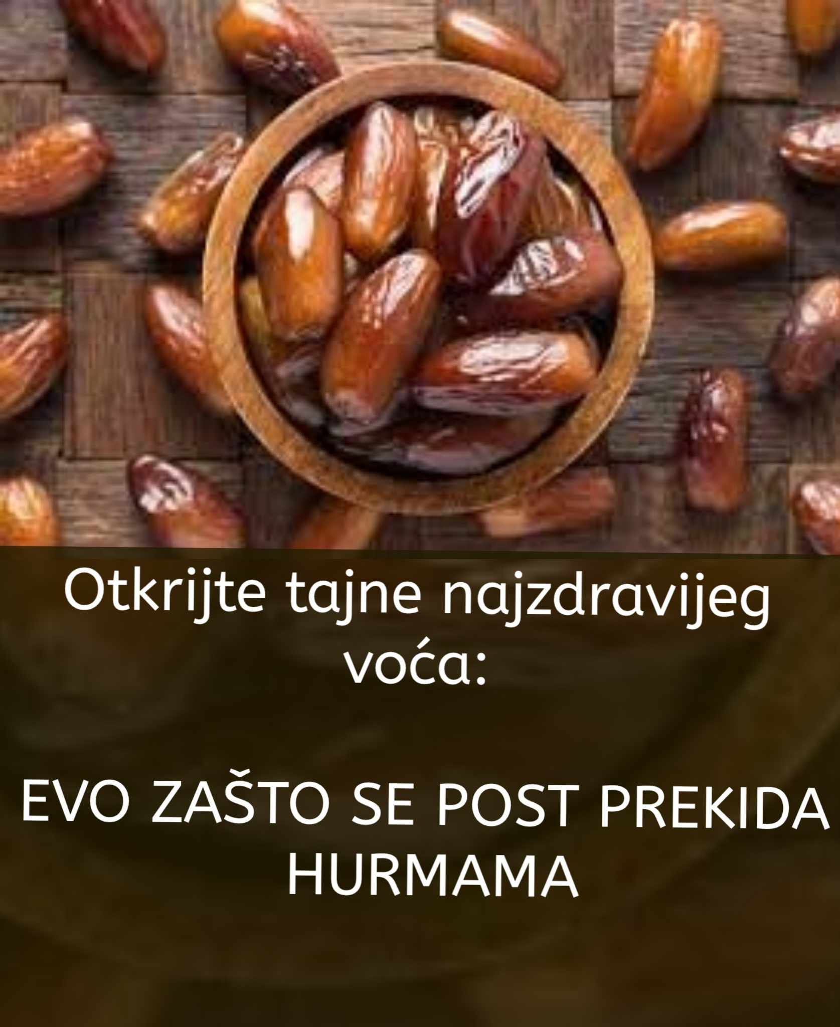 Otkrijte tajne najzdravijeg voća: EVO ZAŠTO SE POST PREKIDA HURMAMA