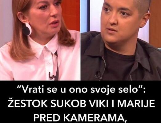 “Vrati se u ono svoje selo”: ŽESTOK SUKOB VIKI I MARIJE PRED KAMERAMA, evo što je Šerifovićka poludjela!