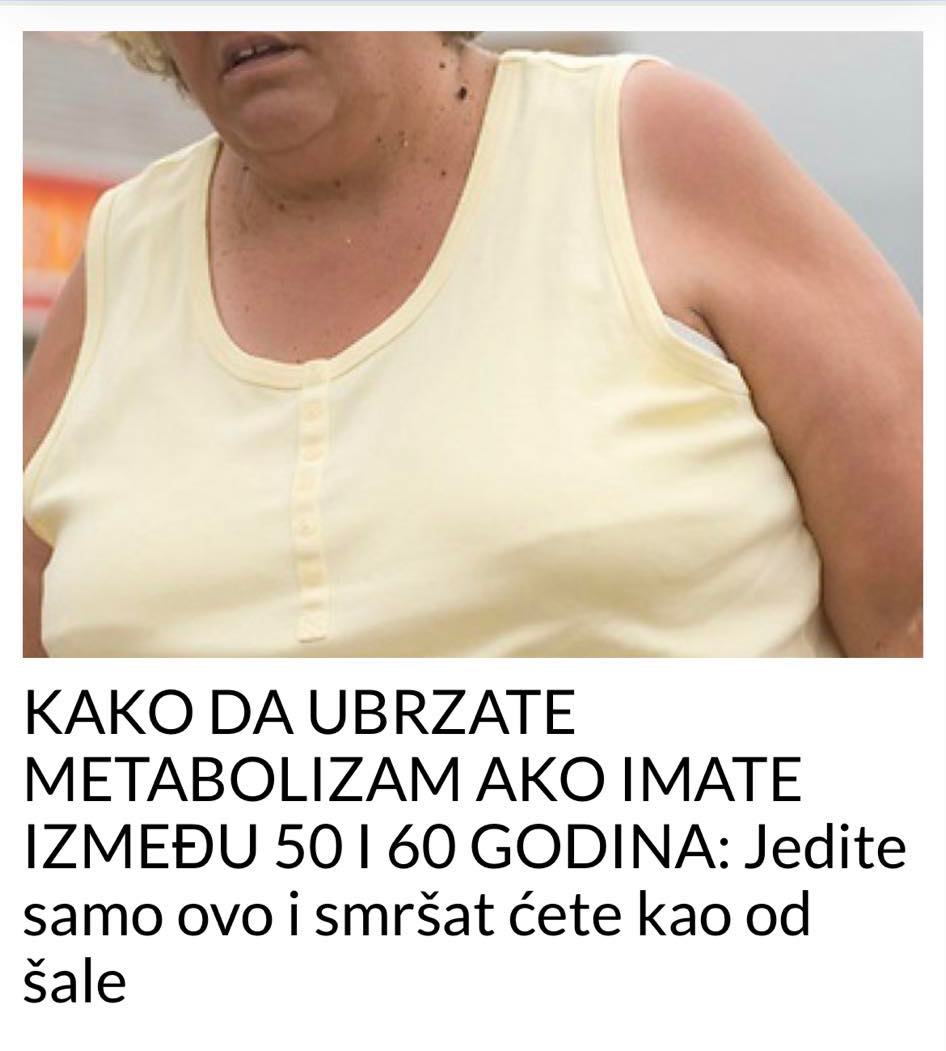 KAKO DA UBRZATE METABOLIZAM AKO IMATE IZMEĐU 50 I 60 GODINA: Jedite samo ovo i smršat ćete kao od šale