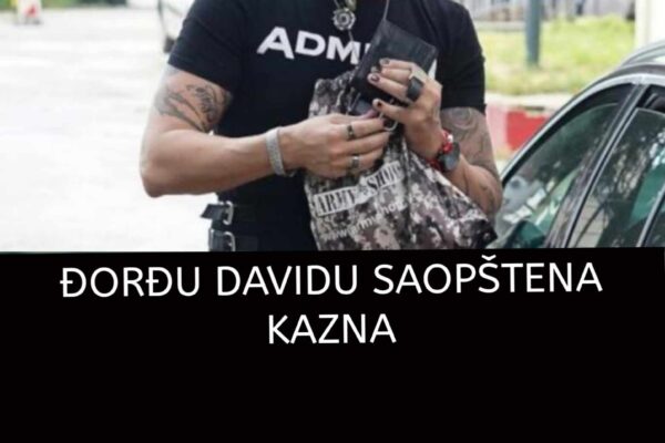 ĐORĐU DAVIDU SAOPŠTENA KAZNA – Roker ne može da dođe sebi od ŠOKA: “Nažalost, nije bilo moguće…”