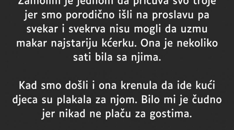 “Imam kumu koja godinama pokušava da se ostvari kao majka…”